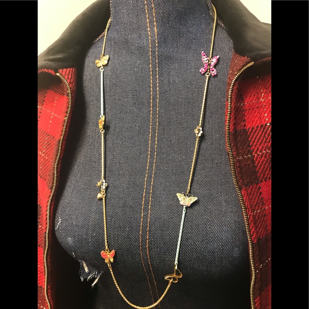 🔆 Juicy Couture butterflies necklace